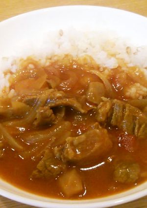 牛すじオニトマカレー。-レシピのメイン写真