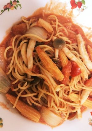 トマト豆乳パスタ-レシピのメイン写真