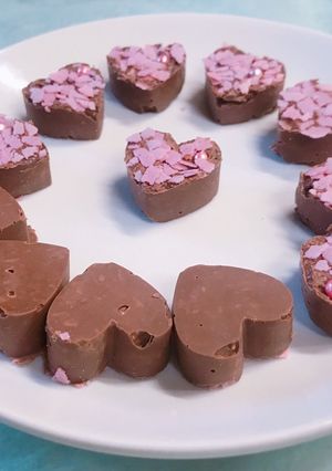 超簡単!ルマンドでプチハート♡チョコ-レシピのメイン写真