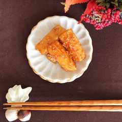รูปของ 揚げ焼き長芋のコチュジャン和え