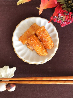 揚げ焼き長芋のコチュジャン和え-レシピのメイン写真