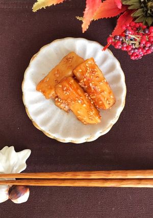 揚げ焼き長芋のコチュジャン和え-レシピのメイン写真