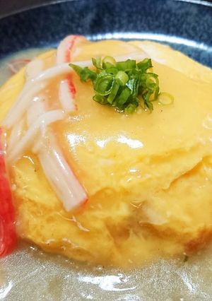 サッポロ一番塩ラーメンでお変わり天津飯-レシピのメイン写真