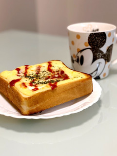 簡単☆半熟卵のマヨチーズトースト-レシピのメイン写真