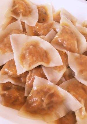 ★離乳食完了期★かぼちゃのチーズ入り餃子-レシピのメイン写真