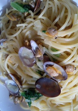 浅蜊と菜の花のパスタ-レシピのメイン写真