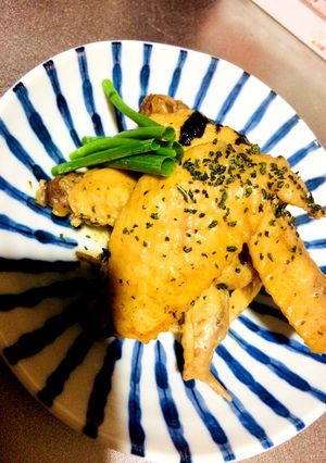 鳥手羽梅しそ煮-レシピのメイン写真