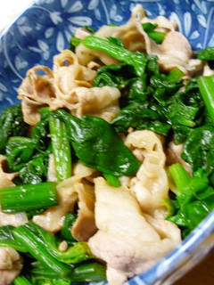 ほうれん草と豚肉のポン酢和え-レシピのメイン写真