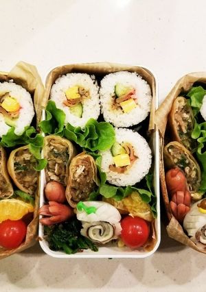 女子高生、男子学生、会社員の私弁当❤69-レシピのメイン写真