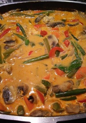 濃厚、ピーナッツバター味のパナンカレー♪-レシピのメイン写真