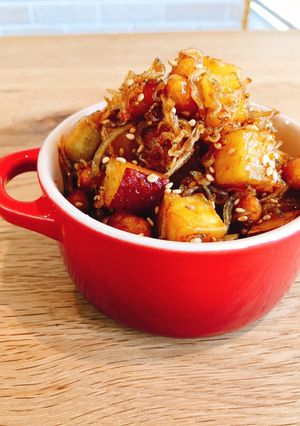 ＊お芋と大豆の胡麻がらめ＊作り置きにも♪-レシピのメイン写真