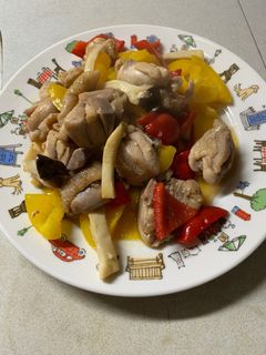 鶏モモ肉とパプリカのさっぱり炒め-レシピのメイン写真