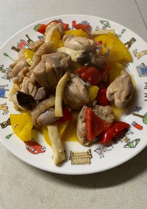 鶏モモ肉とパプリカのさっぱり炒め-レシピのメイン写真