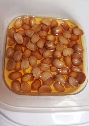レンﾁﾝ！余った節分の豆で簡単煮豆♬-レシピのメイン写真