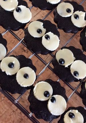 バレンタインに!まっくろくろすけクッキー-レシピのメイン写真