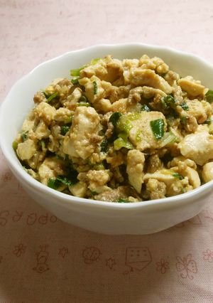 中華風　炒り豆腐-レシピのメイン写真