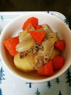 我が家の定番簡単肉じゃが-レシピのメイン写真
