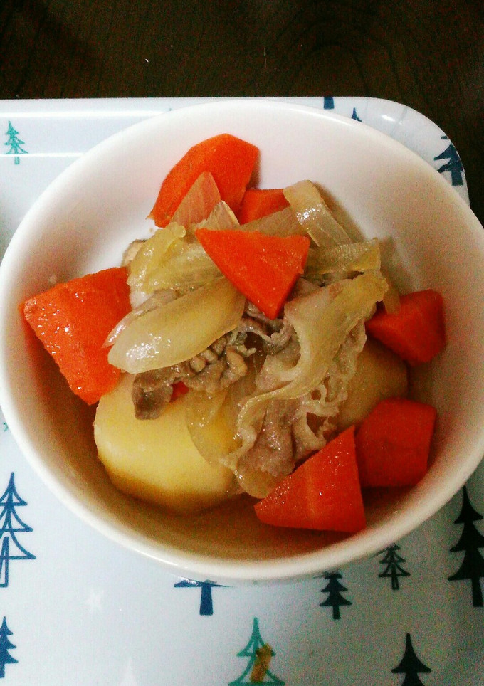我が家の定番簡単肉じゃが-レシピのメイン写真