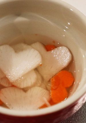 バレンタイン❤️野菜をハートに切る！-レシピのメイン写真