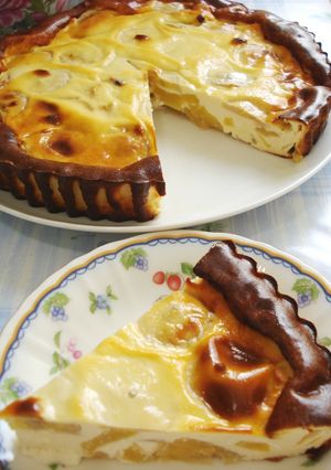 フルーツベークドヨーグルトチーズケーキ-レシピのメイン写真