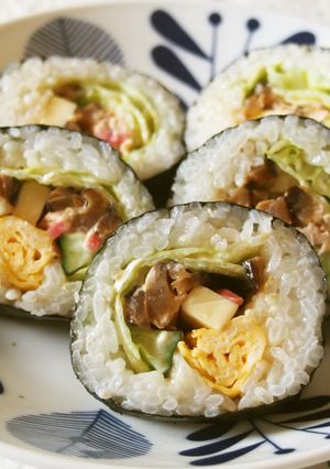 和洋折衷！巻き寿司♪味のハーモニー♪-レシピのメイン写真