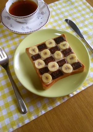チョコバナナ♪トースト-レシピのメイン写真