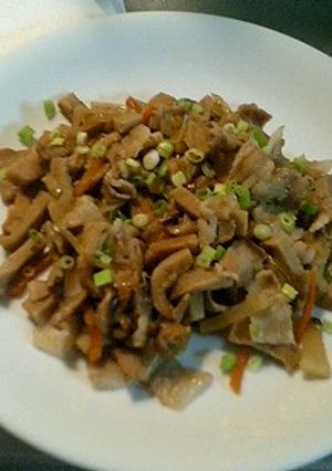 高野豆腐炒め（すき焼きのタレ味）-レシピのメイン写真