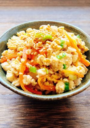 簡単！やさしい味の炒り豆腐-レシピのメイン写真