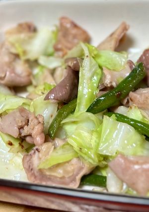 （広島）ソウルフード味付け豚ホルモンの野菜炒め-レシピのメイン写真