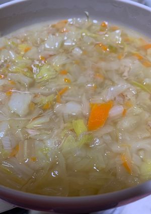 ぐつぐつ煮るだけ簡単野菜スープ-レシピのメイン写真