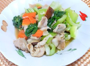 椎茸の旨味が光る☆チンゲン菜の炒め物-レシピのメイン写真