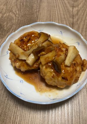 鶏つくねふわふわバーグ 豆腐入り-レシピのメイン写真
