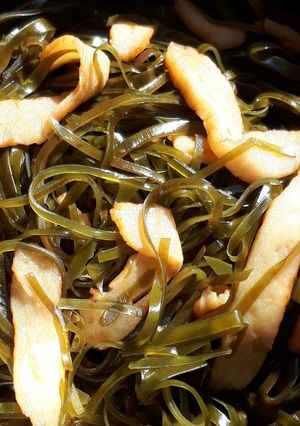 簡単☆さつまあげとすき昆布の煮物-レシピのメイン写真