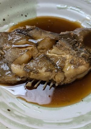 ジンジャーシロップでカレイの煮付け-レシピのメイン写真