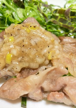 ねぎ塩レモンだれ-レシピのメイン写真