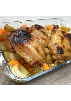 ハニーローストチキン★動画あり★-レシピのメイン写真