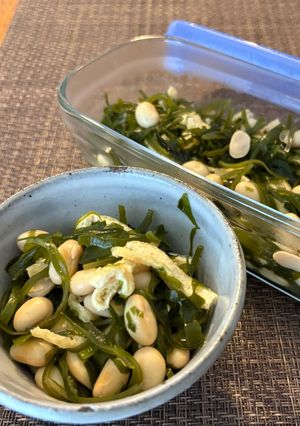 副菜に！切り昆布と大豆の煮物-レシピのメイン写真