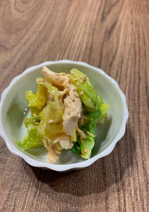 キャベツとささみの胡麻醤油ガーリック☆-レシピのメイン写真