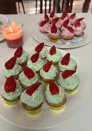 クリスマスミニカップケーキ-レシピのメイン写真