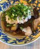 なすと揚げのポン酢煮おろしがけ