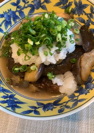 なすと揚げのポン酢煮おろしがけ-レシピのメイン写真