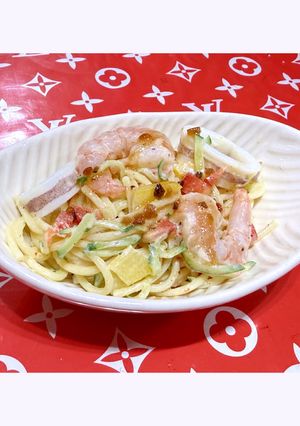 プリプリえびのパスタサラダ-レシピのメイン写真