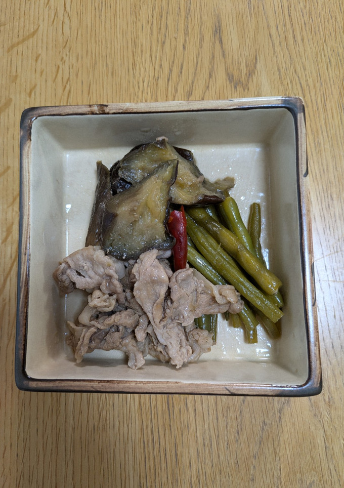 豚肉となすといんげんの煮物-レシピのメイン写真