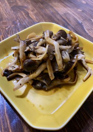 調味料2種！ひらたけのポン酢胡椒炒め-レシピのメイン写真