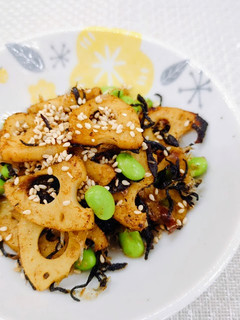 れんこんとひじきのカレーきんぴら-レシピのメイン写真