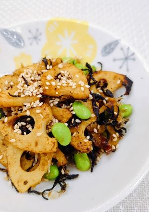 れんこんとひじきのカレーきんぴら-レシピのメイン写真