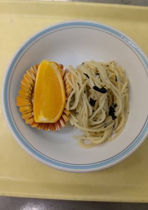 保育園のわかめスパ-レシピのメイン写真