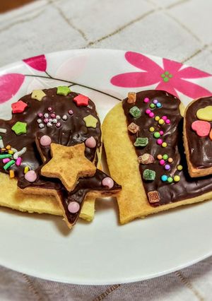 誰でも簡単デコレーションチョコクッキー-レシピのメイン写真