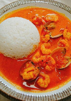 3種シーフードの海鮮ココナッツカレー-レシピのメイン写真