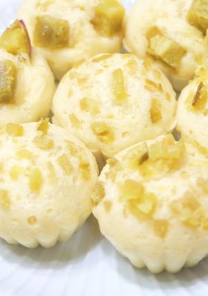 HM使用　材料2つで簡単蒸しパン-レシピのメイン写真
